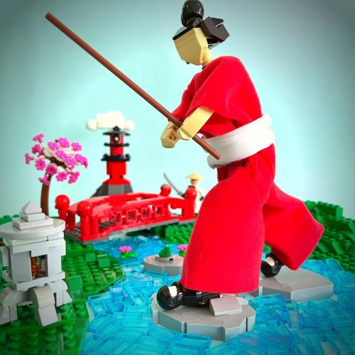 "Samurai Training" - ABrickDreamer