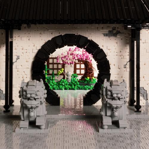 "The hidden Sakura" - BrickheXe