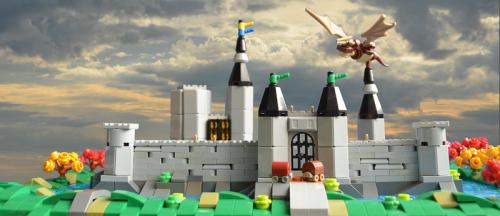 "Dawnward castle and the earth dragon" - Ids de Jong