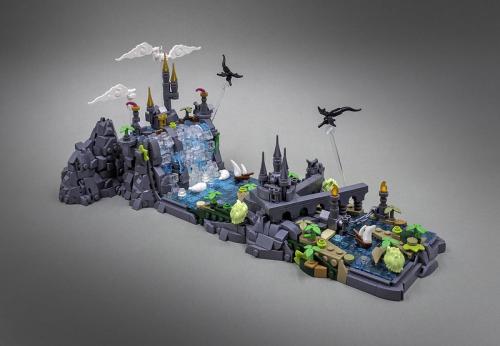 "Castle at the Falls" - Julius Kanand