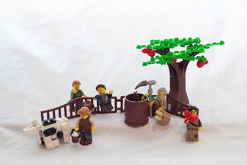 "farmstead figures brickscalibur" - Bricks Assemble