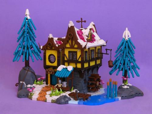 "Winterfold Forge" - Lego Monkey