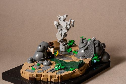 "Eternal love" - Light bluish gray