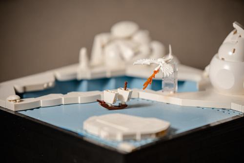 "A cold attack" - Light bluish gray