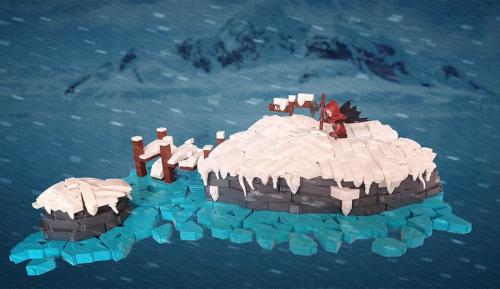 "Journey across the frozen lakes" - LuckyLuke