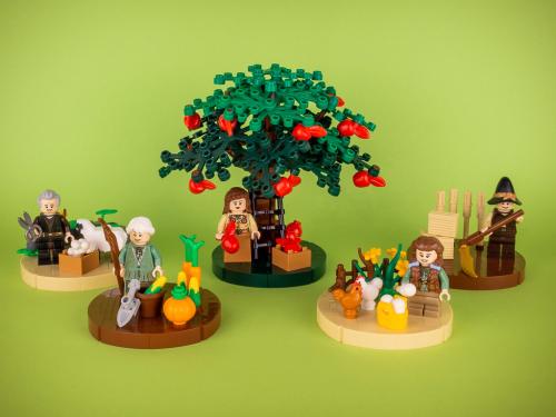"Farmstead Figures" - BrickheXe