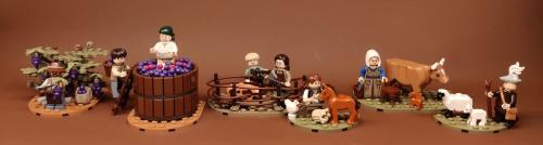 "Farmstead Figures" - Brick Rebel