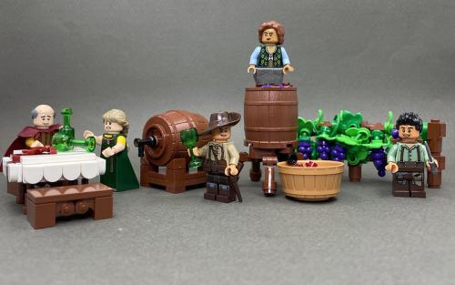 "From Vine to Table" - socalbricks