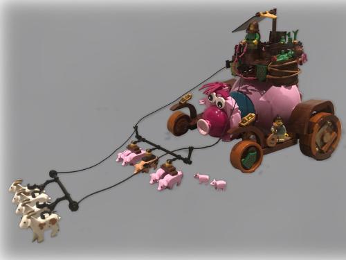"The Crazy Goat-Cart Race 2" - Brickabracadabra