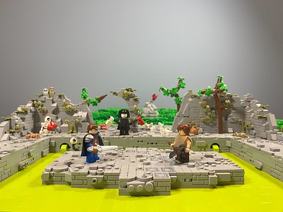 "Brickscalibur Tournament I- Hagen von Westrheinsburg vs Rangolf the Axeman" - Fletcher Floyd