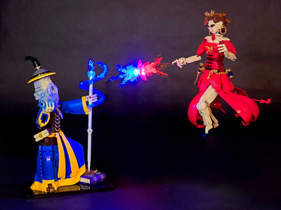 "Fight of Frost and Flame" - KookyBricks & MzScarlet