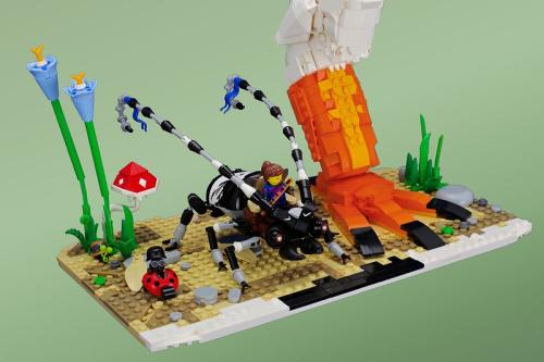 "Goat Cart Grand Prix- Aribella's Longhorn" - Deltassius