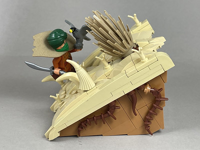"Lego Desert Sandstorm MOC" - Artizan