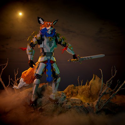 "Sir Fenrick the Fox Patrols the Barren Lands in Search of His Foe" - Ghalad