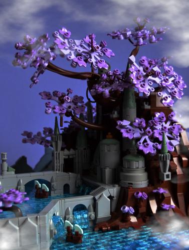 "A'slion Dorthore – 'The moonlit castle'" – Ids de Jong