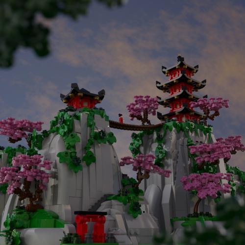 "Pagoda of Harmony" – legobrickdesign